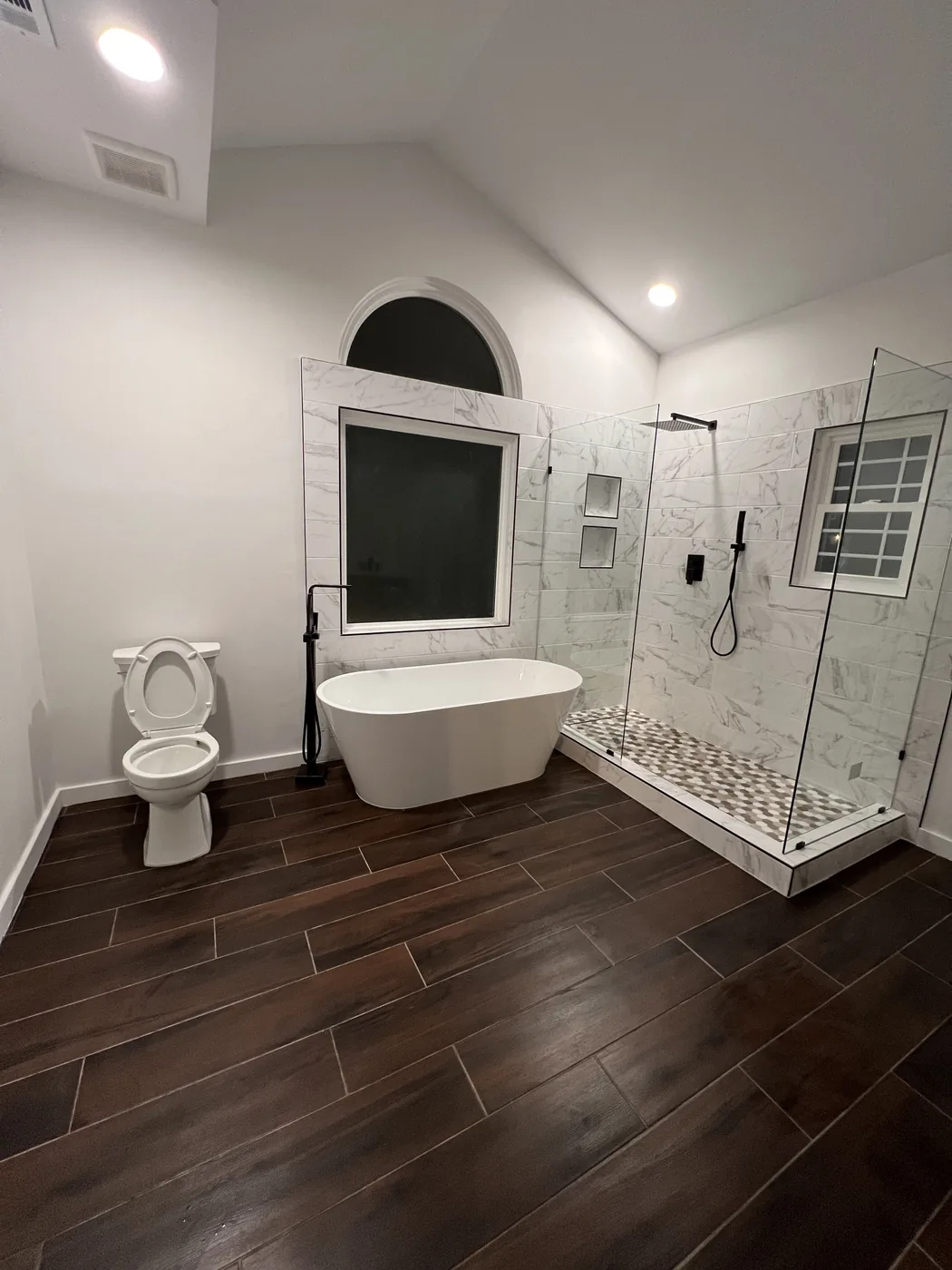 Bathroom remodel and tile shower work in Charlotte NC by Dmitrii Handyman Service